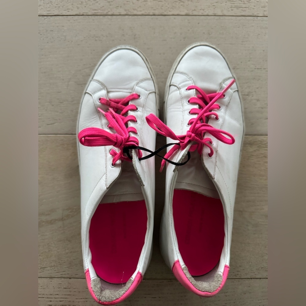 COMMON PROJECTS Retro Low Top Sneaker White/Pink 43 - Picture 2 of 7